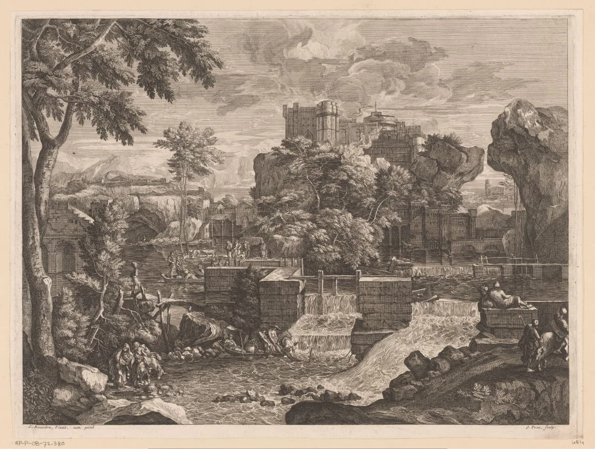 Paesaggio fluviale con la Sacra Famiglia in fuga in Egitto - Rijks Museum, Amsterdam